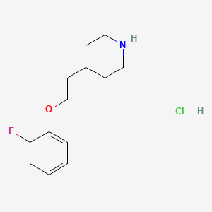 4-[2-(2-Fluorophenoxy)ethyl]piperidine hydrochloride