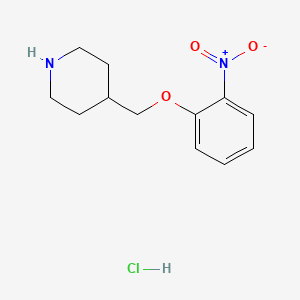4-[(2-Nitrophenoxy)methyl]piperidine hydrochloride