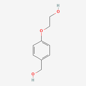 molecular formula C9H12O3 B1322800 2-(4-(Hydroxymethyl)phenoxy)ethanol CAS No. 102196-18-9
