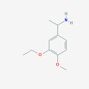 1-(3-Ethoxy-4-methoxyphenyl)ethanamine
