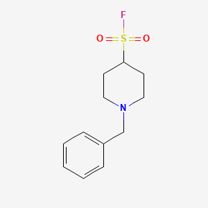 molecular formula C12H16FNO2S B13228065 1-Benzylpiperidine-4-sulfonyl fluoride 