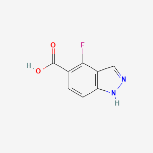 molecular formula C8H5FN2O2 B1322807 4-氟-1H-吲唑-5-羧酸 CAS No. 1041481-59-7