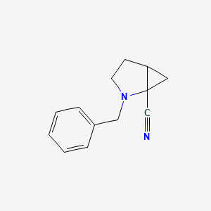 molecular formula C13H14N2 B13228085 2-Benzyl-2-azabicyclo[3.1.0]hexane-1-carbonitrile 
