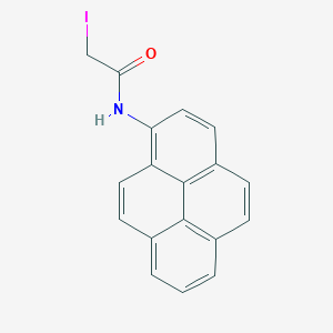 molecular formula C18H12INO B132281 N-(1-Pyrene)iodoacetamide CAS No. 76936-87-3