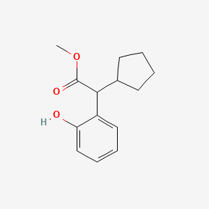 molecular formula C14H18O3 B1322834 Methyl 2-cyclopentyl-2-hydroxyphenylacetate CAS No. 1373253-11-2