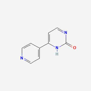 molecular formula C9H7N3O B1322836 4-(Pyridin-4-yl)pyrimidin-2-ol CAS No. 208936-44-1