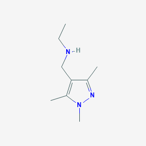 N-[(1,3,5-trimethyl-1H-pyrazol-4-yl)methyl]ethanamine