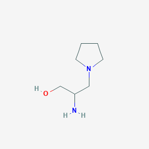 2-Amino-3-(pyrrolidin-1-yl)propan-1-ol
