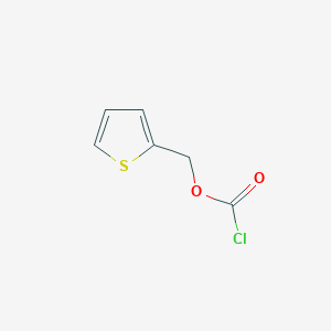 molecular formula C6H5ClO2S B13228405 Thiophen-2-ylmethyl chloroformate 