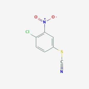 molecular formula C7H3ClN2O2S B1322846 4-Chloro-3-nitrophenyl thiocyanate CAS No. 89642-54-6
