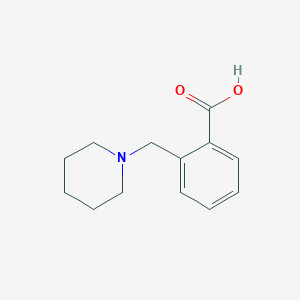 molecular formula C13H17NO2 B1322847 2-(Piperidin-1-ylmethyl)benzoic acid CAS No. 917747-57-0
