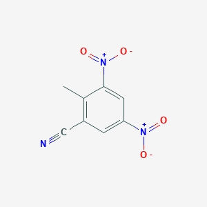 molecular formula C8H5N3O4 B1322849 2-Methyl-3,5-dinitrobenzonitrile CAS No. 948-31-2