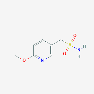 molecular formula C7H10N2O3S B13228535 (6-Methoxypyridin-3-yl)methanesulfonamide 