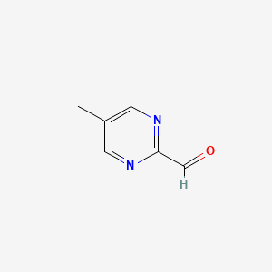 molecular formula C6H6N2O B1322856 5-Methylpyrimidine-2-carbaldehyde CAS No. 90905-62-7