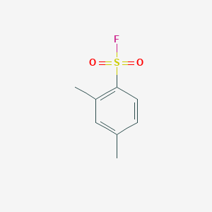 molecular formula C8H9FO2S B13228576 2,4-Dimethylbenzene-1-sulfonyl fluoride 
