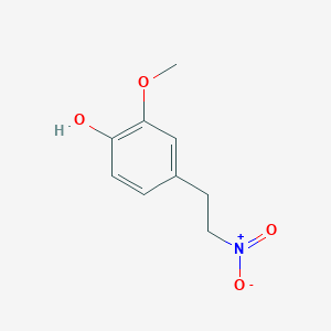 molecular formula C9H11NO4 B1322864 2-Methoxy-4-(2-nitroethyl)phenol CAS No. 528594-30-1