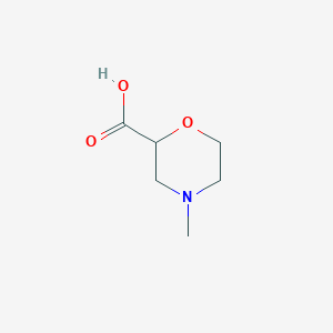 molecular formula C6H11NO3 B1322872 4-Methylmorpholine-2-carboxylic acid CAS No. 842949-48-8