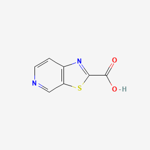 molecular formula C7H4N2O2S B1322881 Thiazolo[5,4-c]pyridine-2-carboxylic acid CAS No. 757172-82-0
