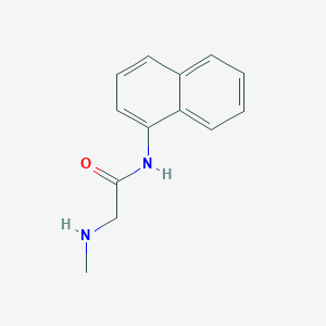 molecular formula C13H14N2O B13228850 2-(Methylamino)-N-(naphthalen-1-yl)acetamide 