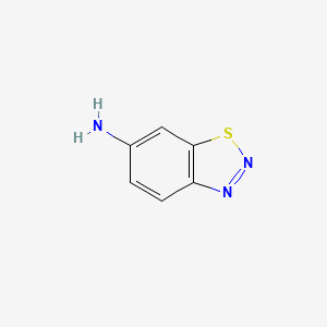 molecular formula C6H5N3S B1322888 Benzo[d][1,2,3]thiadiazol-6-amine CAS No. 41972-62-7