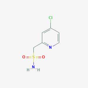 molecular formula C6H7ClN2O2S B13228958 (4-Chloropyridin-2-YL)methanesulfonamide 
