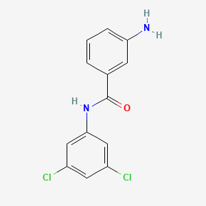 molecular formula C13H10Cl2N2O B1322900 3-Amino-N-(3,5-dichlorophenyl)benzamide CAS No. 176032-83-0