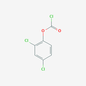 molecular formula C7H3Cl3O2 B13229024 2,4-Dichlorophenyl chloroformate 