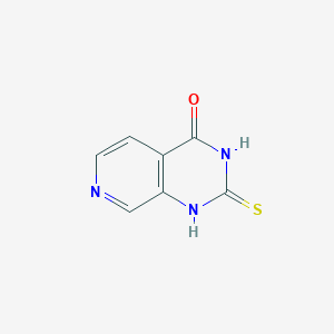 molecular formula C7H5N3OS B1322906 2-thioxo-2,3-dihydropyrido[3,4-d]pyrimidin-4(1H)-one CAS No. 412341-42-5