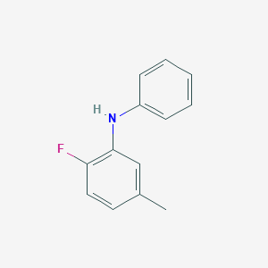 molecular formula C13H12FN B132291 2-Fluoro-5-methyl-N-phenylaniline CAS No. 155310-23-9