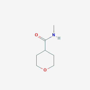 molecular formula C7H13NO2 B1322918 N-Methyltetrahydro-2H-pyran-4-carboxamide CAS No. 1017781-43-9