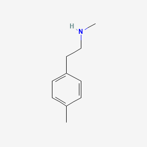 molecular formula C10H15N B1322919 N-Methyl-2-(p-tolyl)ethanamine CAS No. 229621-74-3