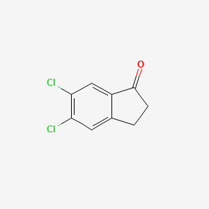 molecular formula C9H6Cl2O B1322922 5,6-Dichloro-2,3-dihydro-1H-inden-1-one CAS No. 68755-31-7