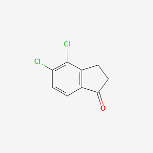 B1322923 4,5-dichloro-2,3-dihydro-1H-inden-1-one CAS No. 69392-64-9