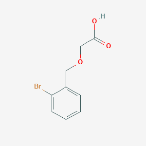 molecular formula C9H9BrO3 B13229234 2-[(2-Bromophenyl)methoxy]acetic acid 