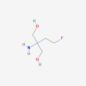 molecular formula C5H12FNO2 B13229278 2-Amino-2-(2-fluoroethyl)propane-1,3-diol 