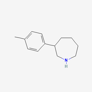 molecular formula C13H19N B13229486 3-(4-Methylphenyl)azepane 