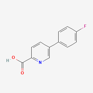 molecular formula C12H8FNO2 B1322952 5-(4-Fluorophenyl)pyridine-2-carboxylic acid CAS No. 845826-99-5
