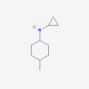 molecular formula C10H19N B13229539 N-cyclopropyl-4-methylcyclohexan-1-amine 