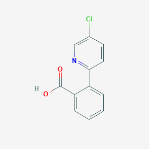 molecular formula C12H8ClNO2 B1322954 2-(5-Chloro-2-pyridinyl)benzenecarboxylic acid CAS No. 1048912-89-5
