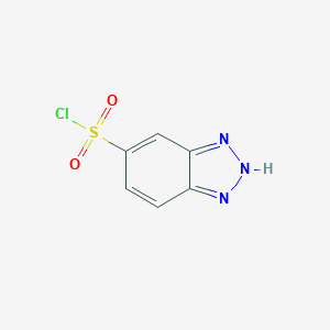 molecular formula C6H4ClN3O2S B132296 1H-Benzotriazole-6-sulfonyl Chloride CAS No. 70938-45-3