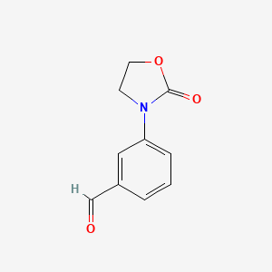 B1322962 3-(2-Oxo-1,3-oxazolidin-3-yl)benzaldehyde CAS No. 848692-92-2
