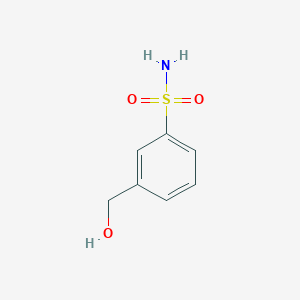 molecular formula C7H9NO3S B1322965 3-(Hydroxymethyl)benzenesulfonamide CAS No. 220798-42-5