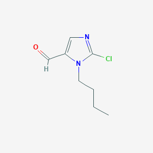 molecular formula C8H11ClN2O B13229720 1-Butyl-2-chloro-1H-imidazole-5-carbaldehyde 