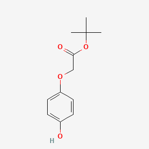 molecular formula C12H16O4 B1322976 Tert-butyl 2-(4-hydroxyphenoxy)acetate CAS No. 42806-92-8