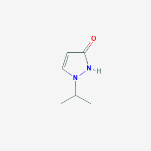 molecular formula C6H10N2O B1322980 1-Isopropyl-1H-pyrazol-3-ol CAS No. 21074-39-5
