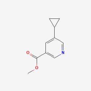 molecular formula C10H11NO2 B1322998 Methyl 5-cyclopropylnicotinate CAS No. 893740-24-4
