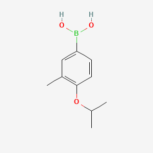 molecular formula C10H15BO3 B1323004 4-Isopropoxy-3-methylphenylboronic acid CAS No. 850568-09-1