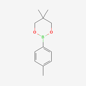 molecular formula C12H17BO2 B1323007 5,5-Dimethyl-2-(p-tolyl)-1,3,2-dioxaborinane CAS No. 380481-66-3