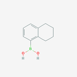 molecular formula C10H13BO2 B1323008 5,6,7,8-Tetrahydronaphthalen-1-ylboronic acid CAS No. 371765-41-2