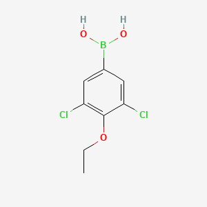 molecular formula C8H9BCl2O3 B1323009 (3,5-Dichloro-4-ethoxyphenyl)boronic acid CAS No. 1107604-10-3